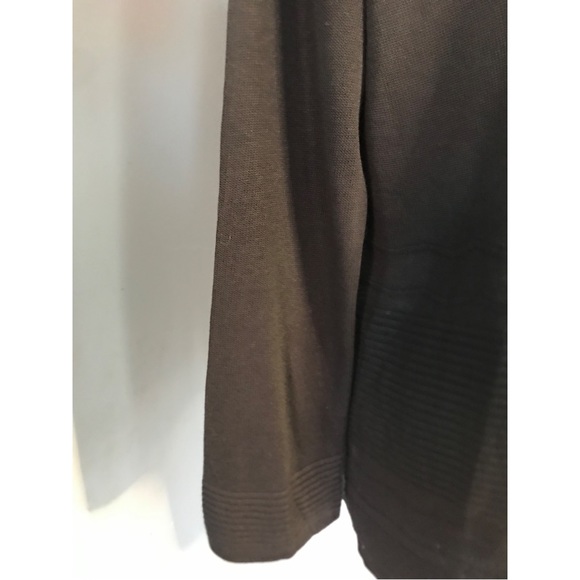 Cyrus black ribbed open cardigan size medium NWT - Picture 3 of 8